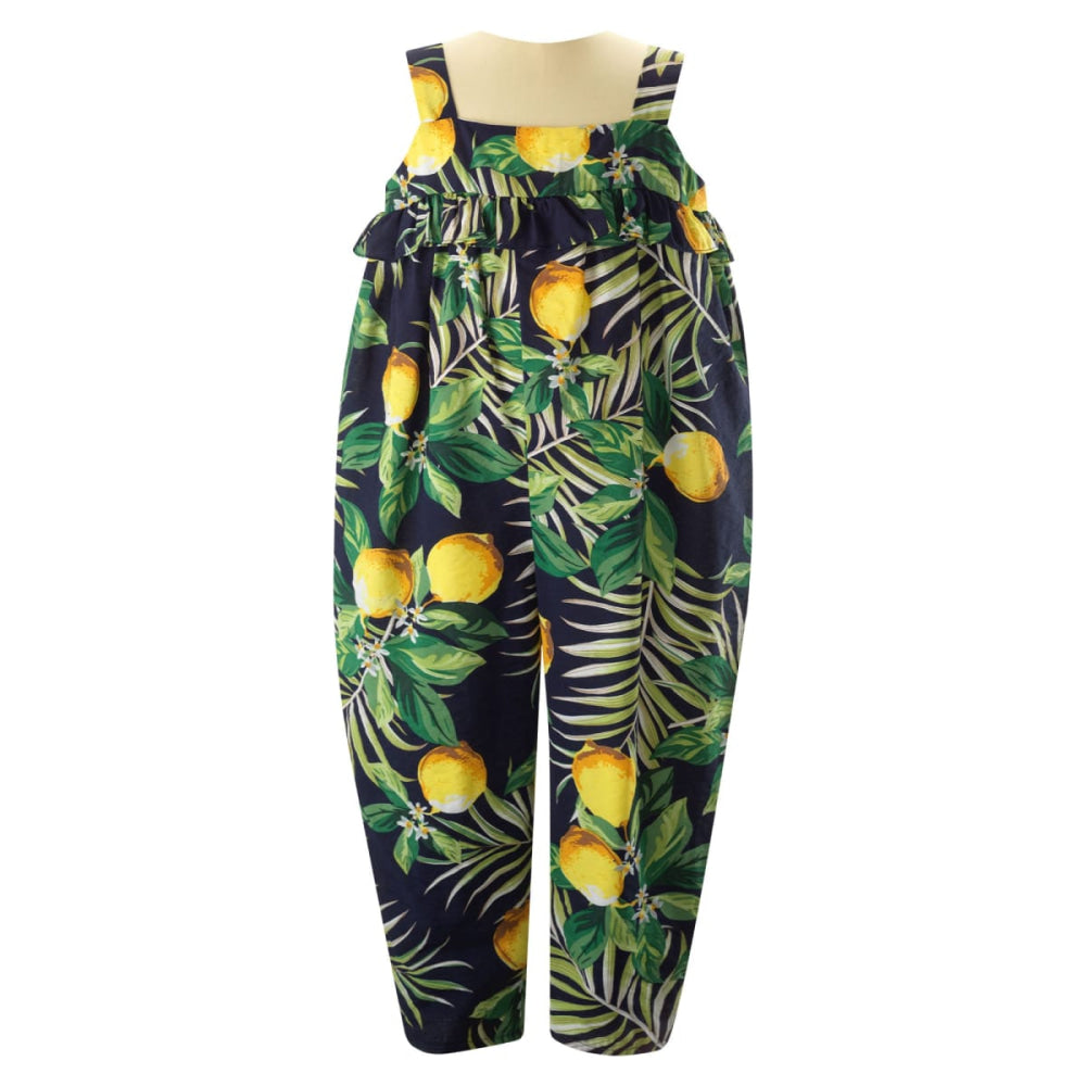 Lemon Ruffle Jumpsuit - Jumpsuit