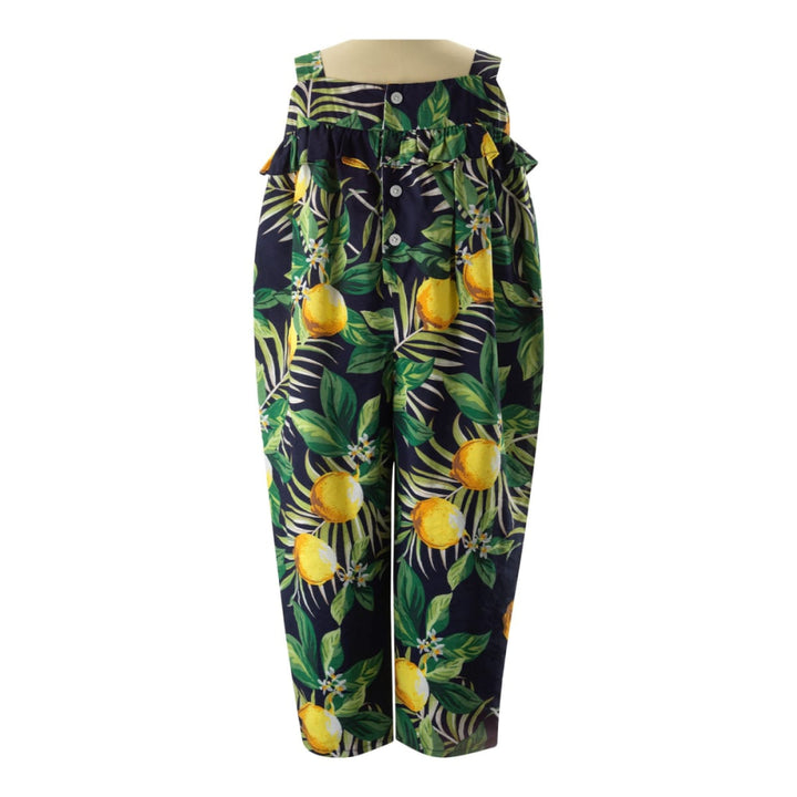 Lemon Ruffle Jumpsuit - Jumpsuit