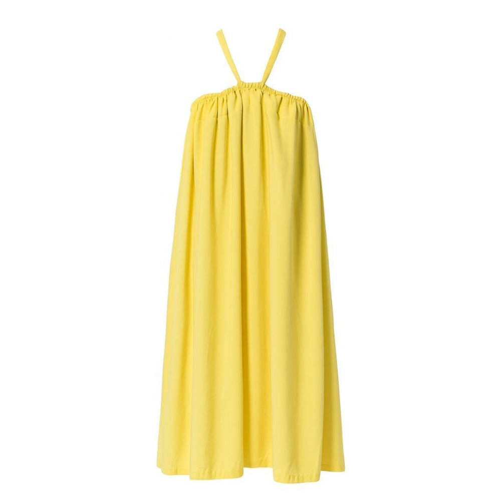 Lemon Summer Halter - Yellow - Dresses