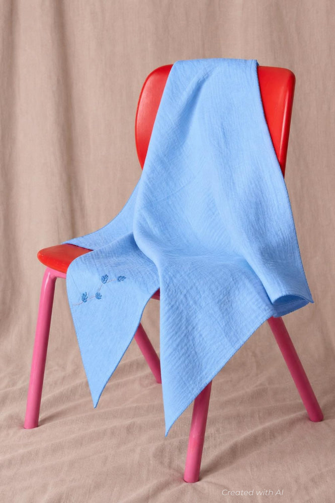Léo Swaddle - Azure Blue - One Size - Swaddle