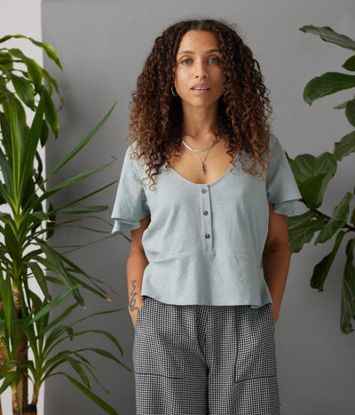 Leonora Top - Tide Pool - Shirt
