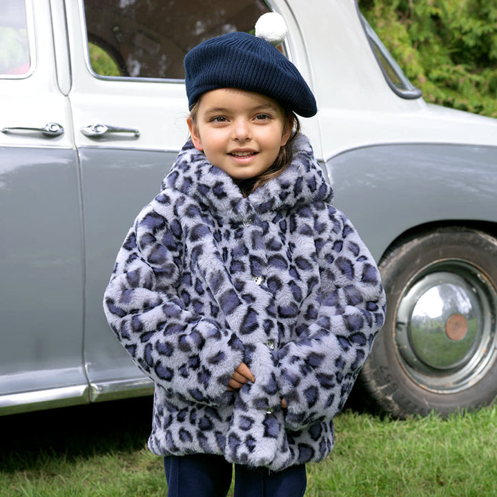 Leopard Faux Fur Jacket - Jacket