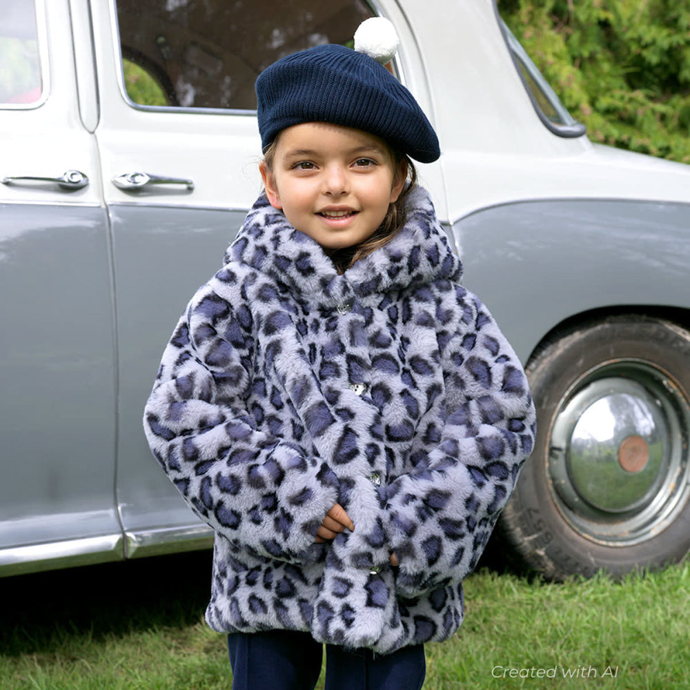 Leopard Faux Fur Jacket - Jacket