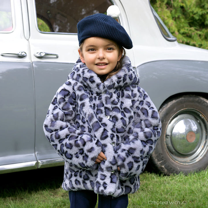 Leopard Faux Fur Jacket - Jacket