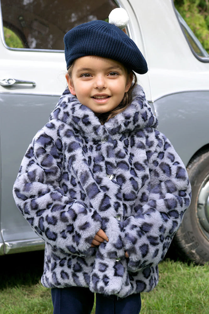 Leopard Faux Fur Jacket - Jacket
