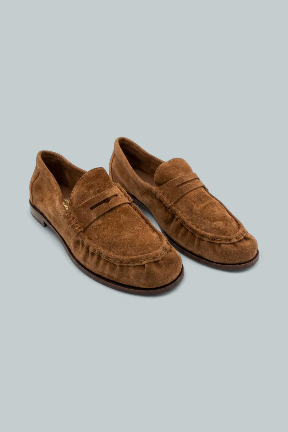 Lexi Loafers - Umber Suede - 10 - Loafers