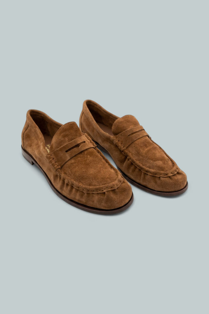 Lexi Loafers - Umber Suede - 10 - Loafers