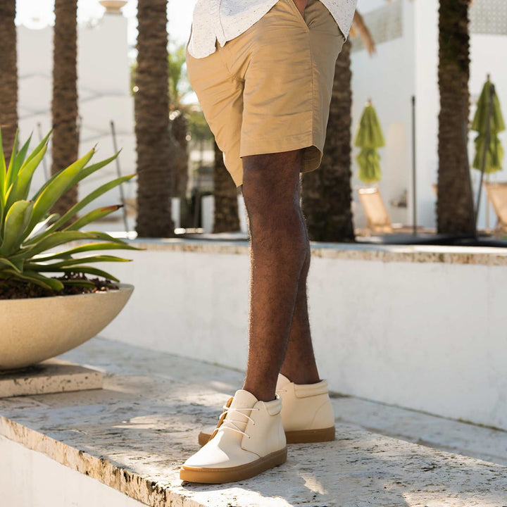 Everyday Mid Top Sneaker - Bone/Gum