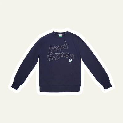 Good Human Adult Sweatshirt - Navy