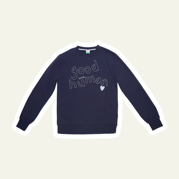 Good Human Adult Sweatshirt - Navy