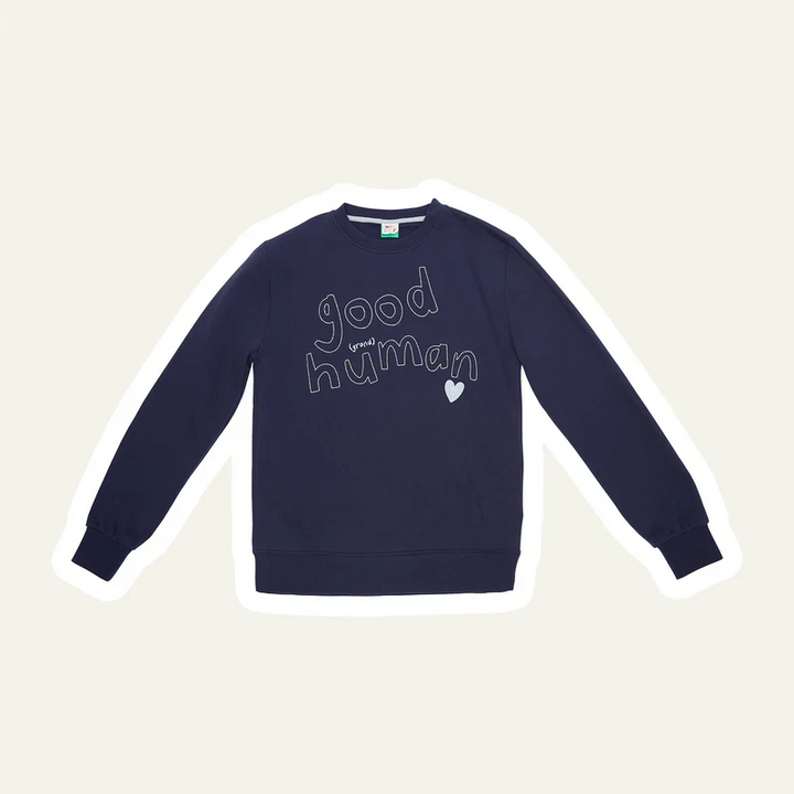 Good Human Adult Sweatshirt - Navy