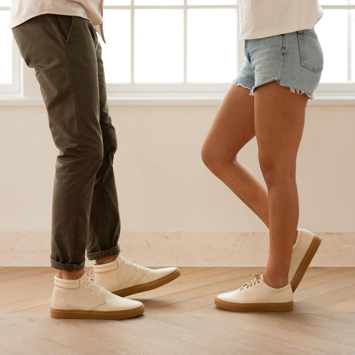 Everyday Mid Top Sneaker - Bone/Gum
