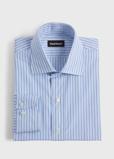 Light Blue Striped Dress Shirt - Light Blue - Dress Shirt