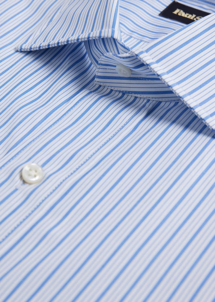 Light Blue Striped Dress Shirt - Light Blue - Dress Shirt