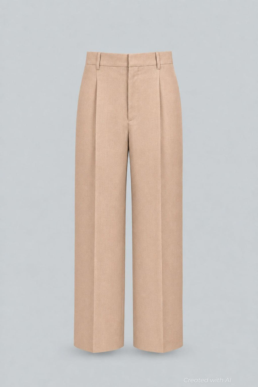 Light Mid Rise Trouser - Khaki - Trouser