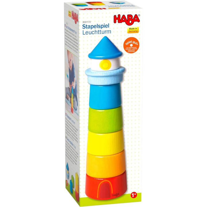 Lighthouse Wooden Rainbow Stacker - ’Blocks - Baby Kids Adult’