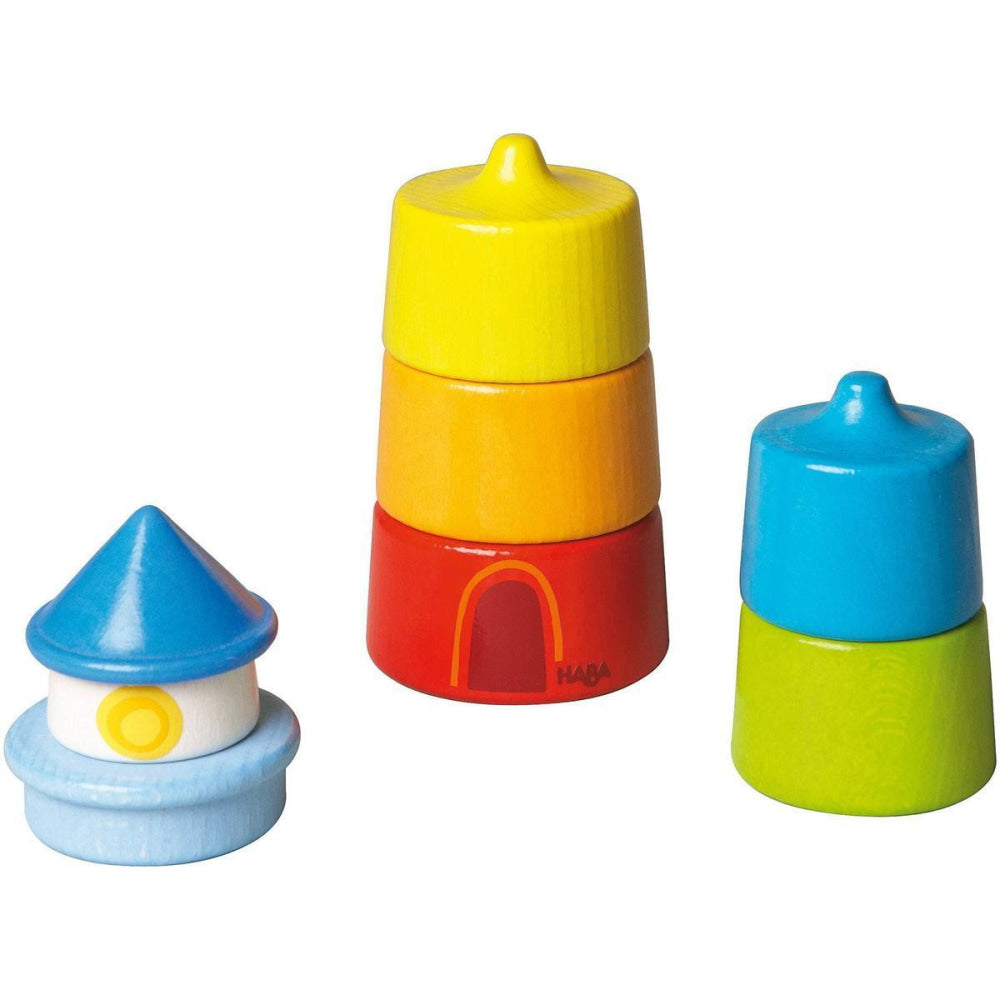 Lighthouse Wooden Rainbow Stacker - ’Blocks - Baby Kids Adult’