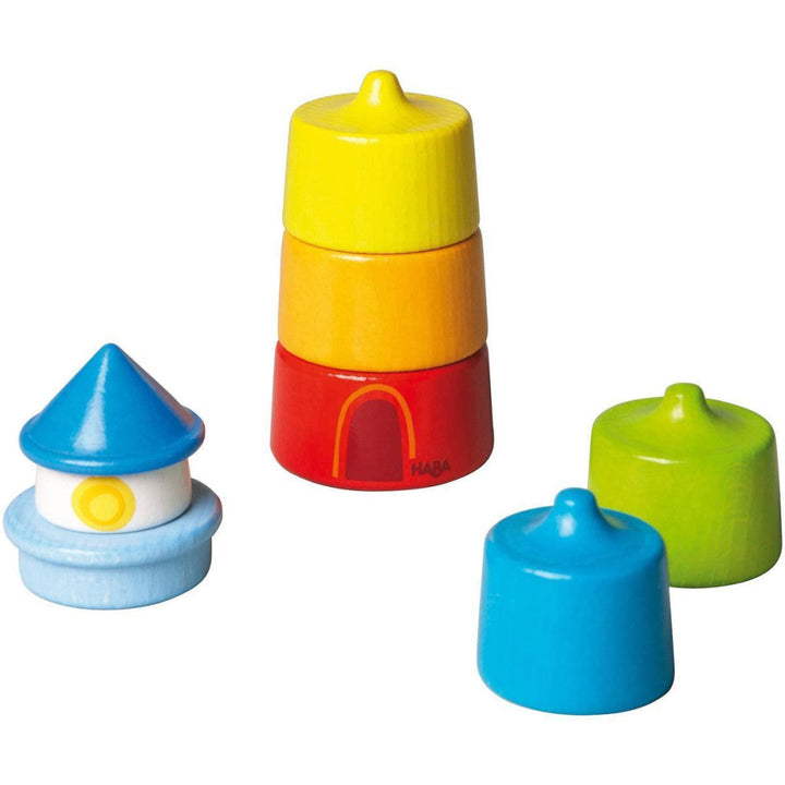 Lighthouse Wooden Rainbow Stacker - ’Blocks - Baby Kids Adult’
