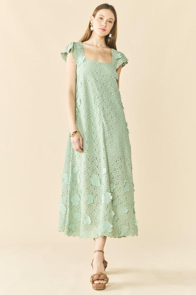 Lindsay Dress - Minty Green - FINAL SALE - Dresses