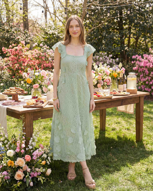 Lindsay Dress - Minty Green - FINAL SALE - Dresses