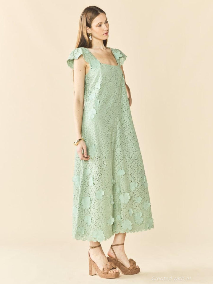 Lindsay Dress - Minty Green - FINAL SALE - Dresses