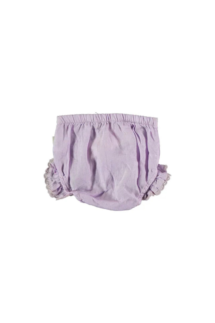 Linen Baby Bloomers - Mauve - 3M - Bloomer
