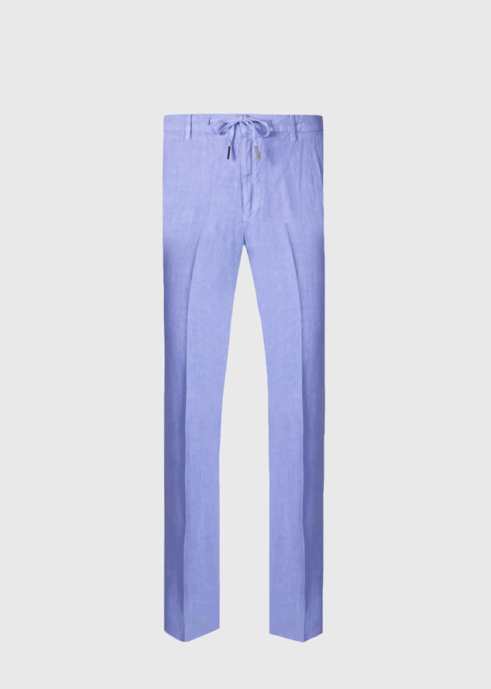 Linen Drawstring Trouser - Purple - 40 (Long) - Pants