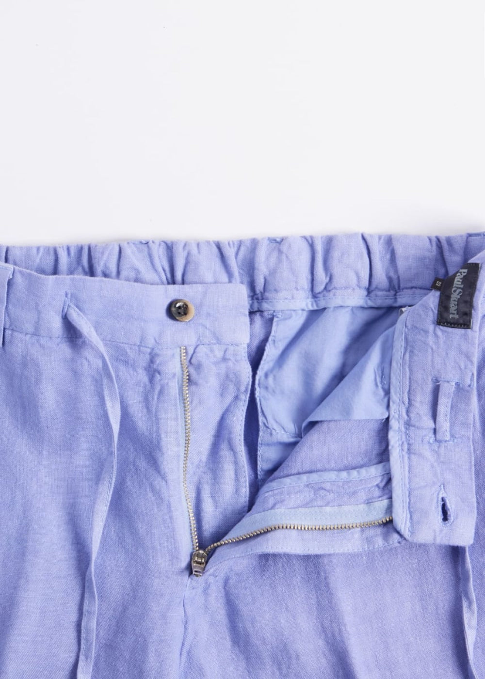 Linen Drawstring Trouser - Purple - 40 (Long) - Pants
