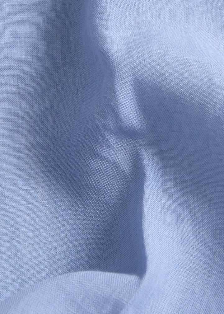 Linen Dress Trousers - Powder Blue - 34 - trouser - baby