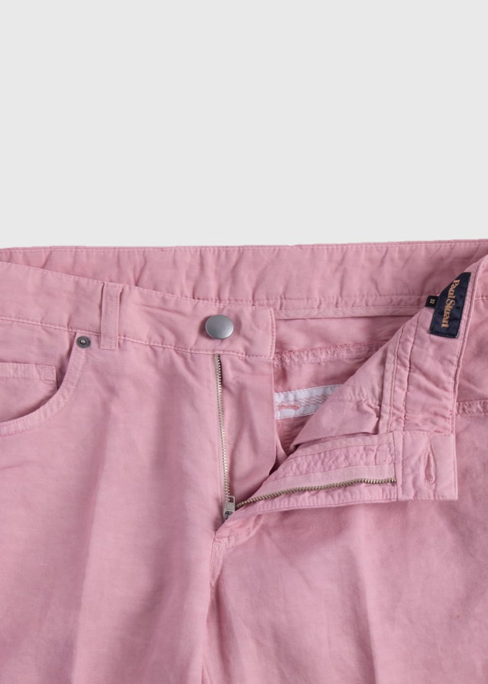 Linen Five Pocket Pant - Light Pink - Pants