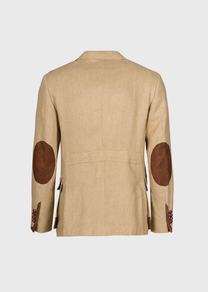 Linen Highlander Jacket - Natural - Blazer