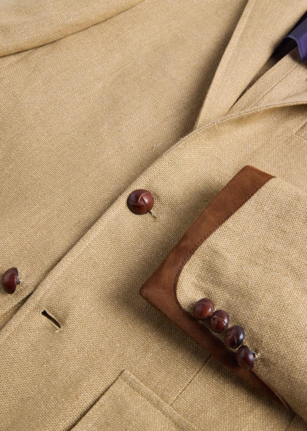 Linen Highlander Jacket - Natural - Blazer