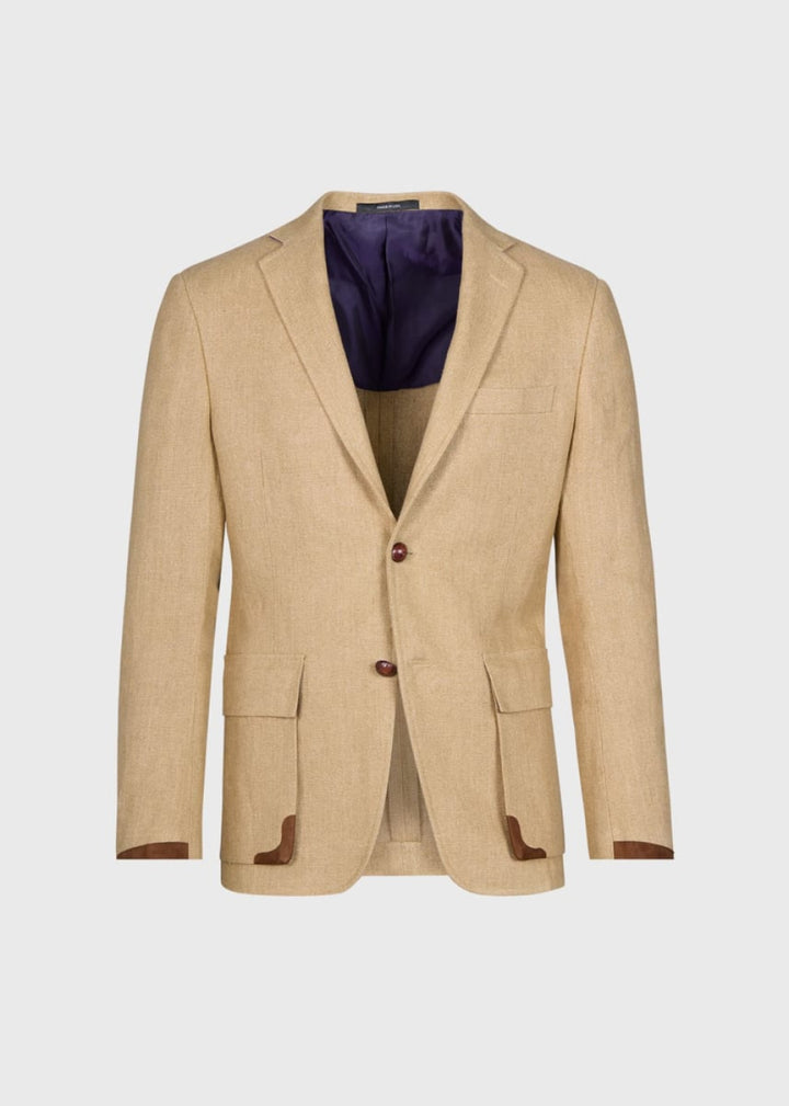 Linen Highlander Jacket - Natural - Blazer