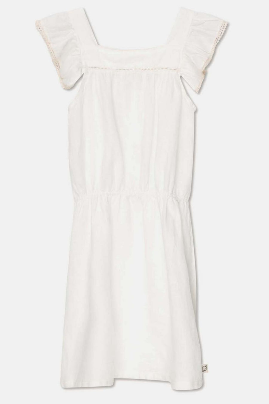 Linen lace dress - Ivory - 6Y - Dresses
