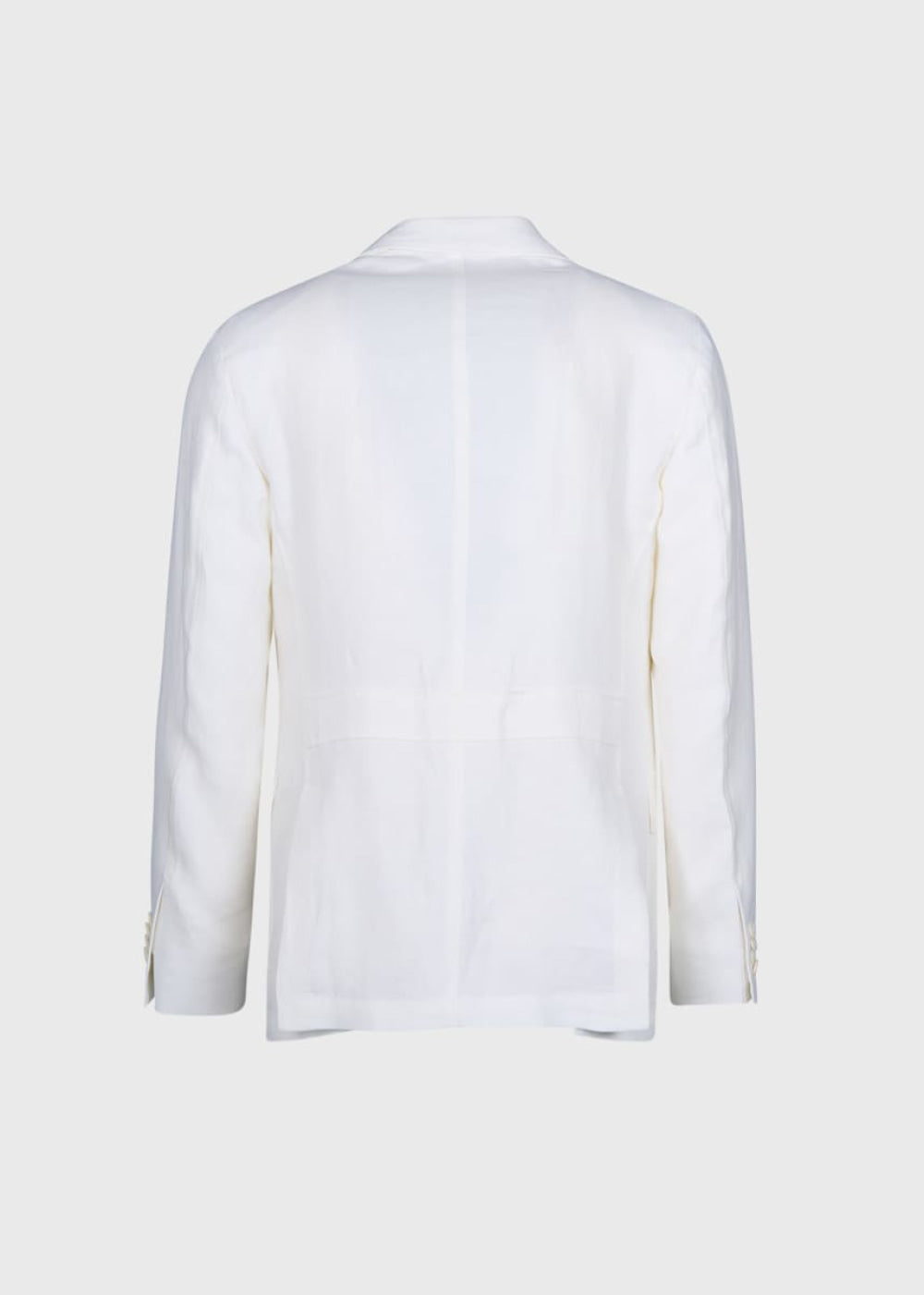 Linen Safari Jacket - White - Blazer