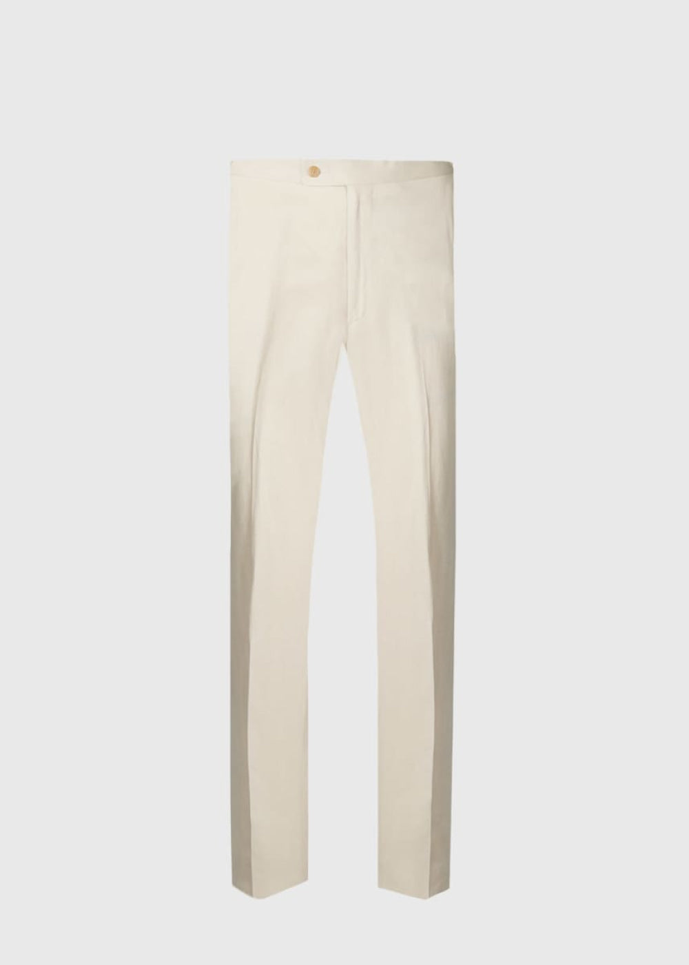 Linen & Silk Dress Trouser - light tan - 38 - Trouser
