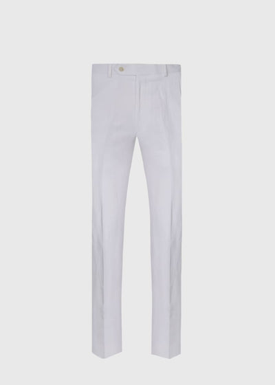 Linen & Silk James Dress Trouser - White - trouser - baby