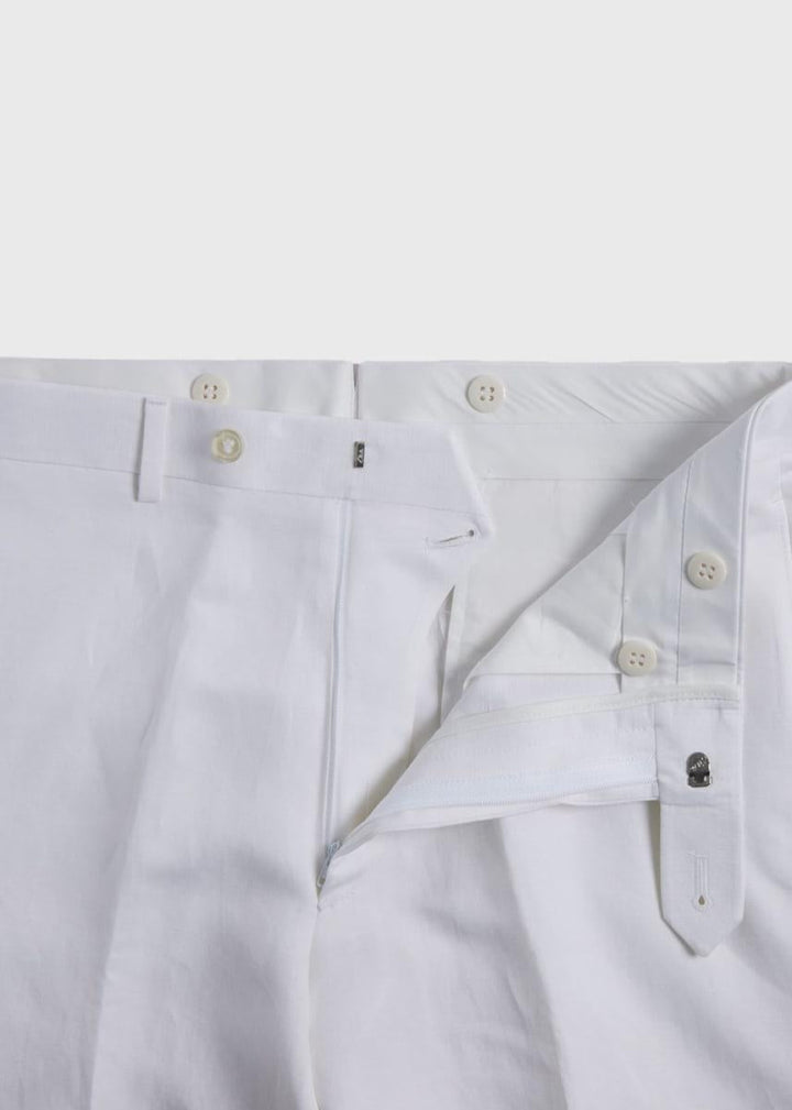 Linen & Silk James Dress Trouser - White - trouser - baby