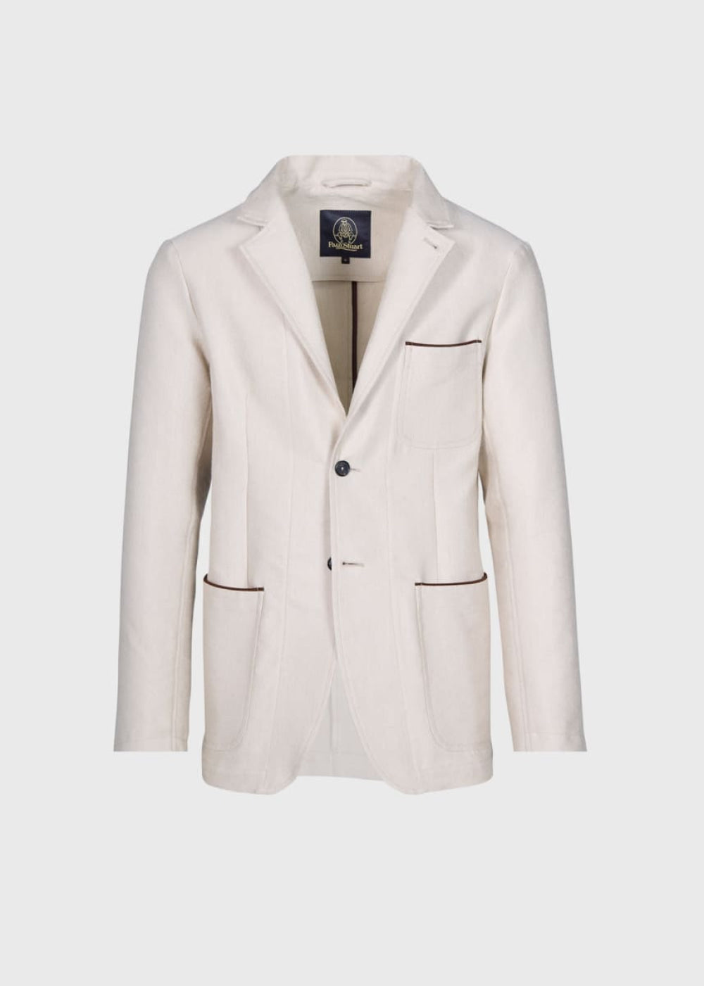Linen Technical Canvas Jacket - Natural - Jacket