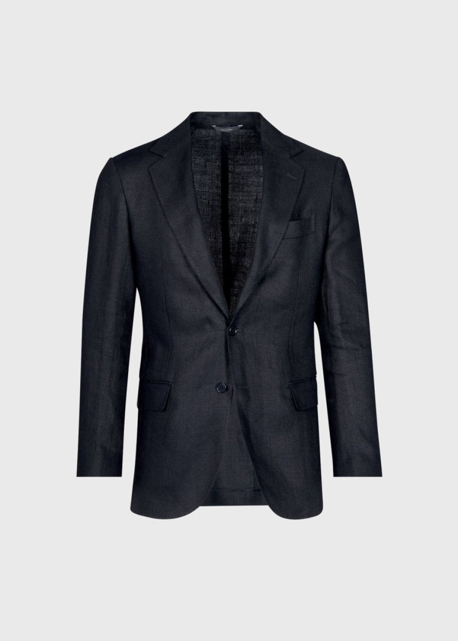 Linen Two - Black - Blazer