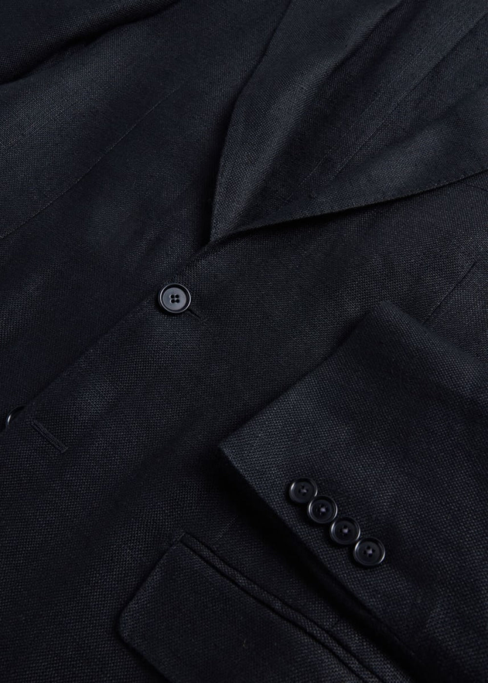 Linen Two - Black - Blazer