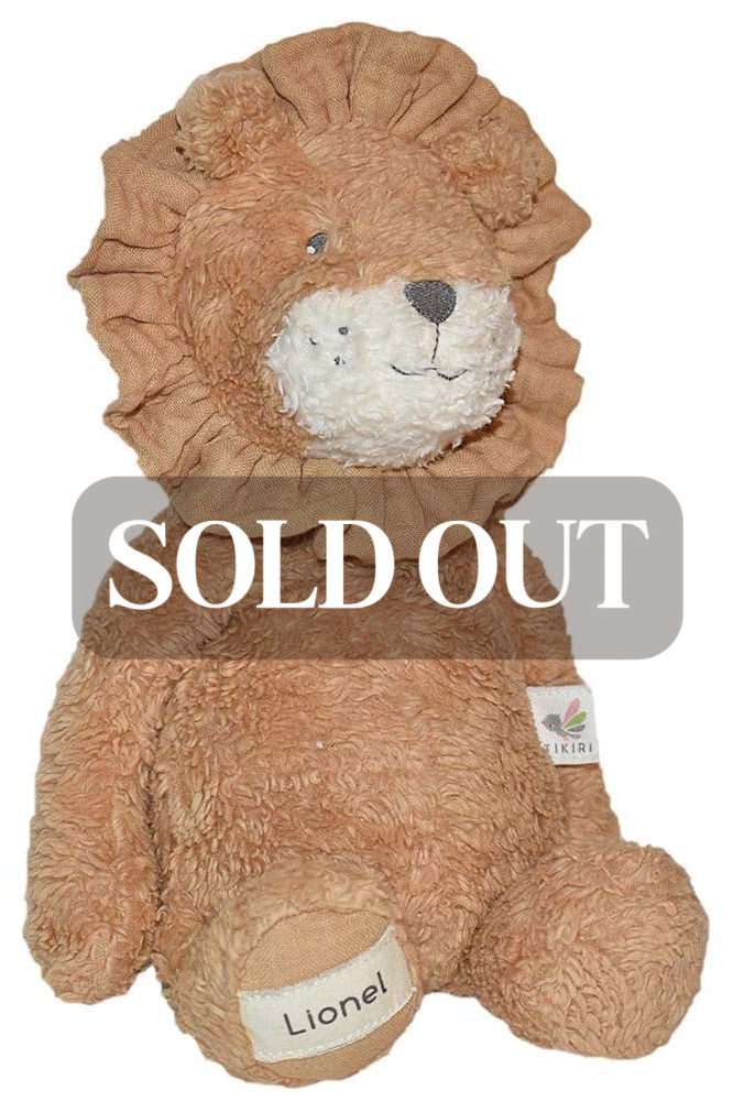 Lionel The Lion - Organic Plush - Multicolor / Unisex / OS - ’Stuffed Animal - Baby Kids Adult’