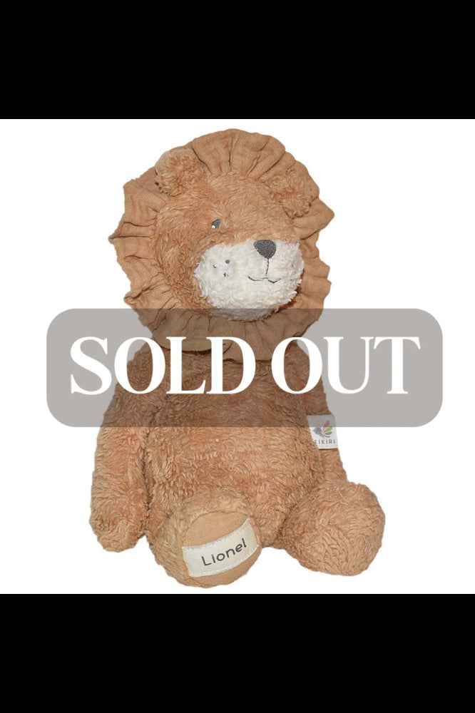 Lionel The Lion - Organic Plush - Multicolor / Unisex / OS - ’Stuffed Animal - Baby Kids Adult’