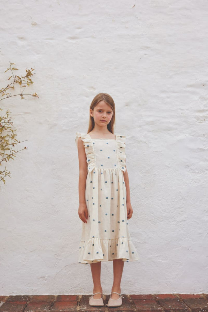 Lisa Dress Tulip Jacquard - 2y - Dresses