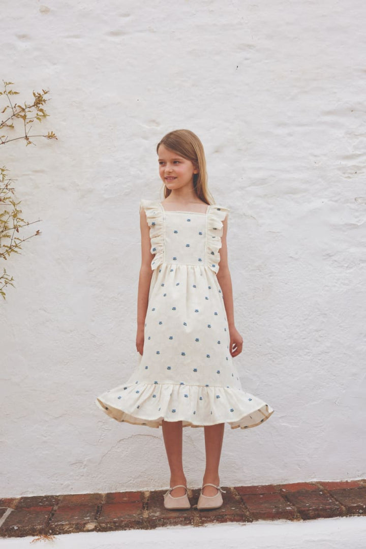 Lisa Dress Tulip Jacquard - 2y - Dresses