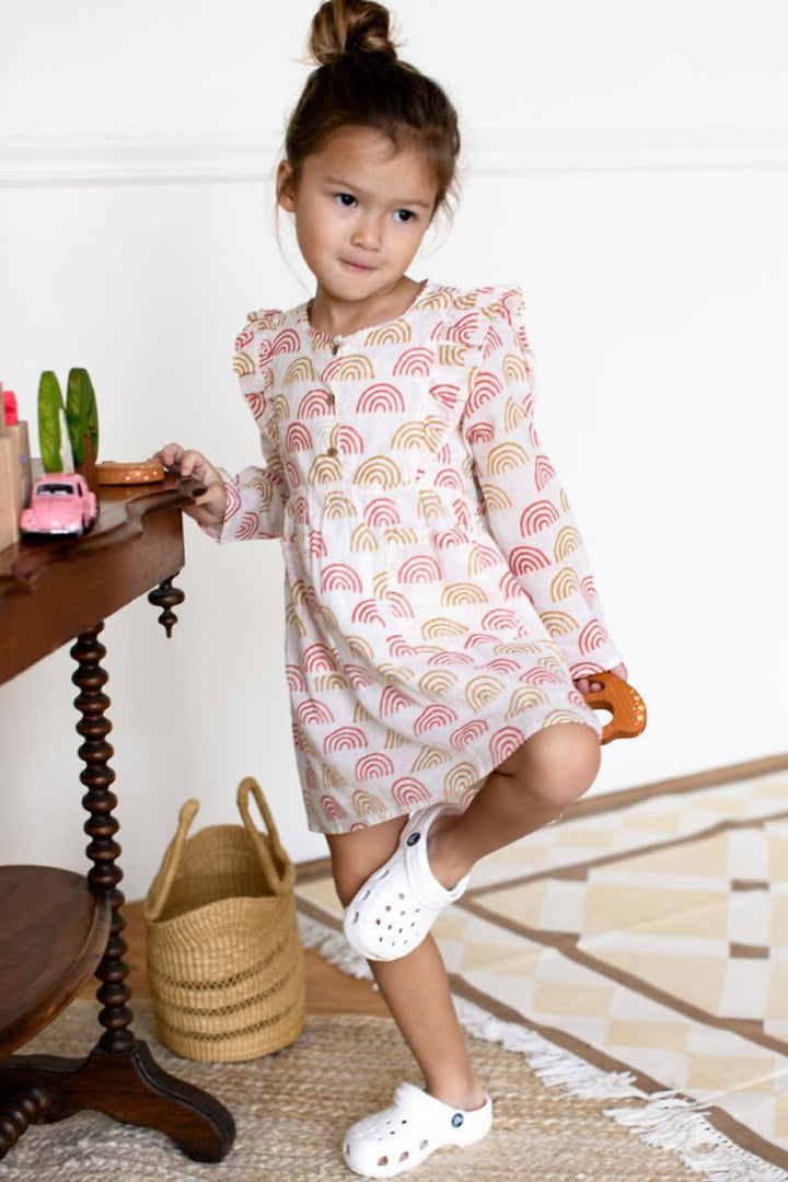 Little Fry Little Dress - Family Rainbow Organic - Dresses