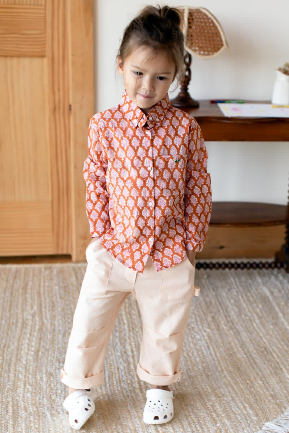 Little Fry Papa’s Shirt - Gigi Organic - Button Down Shirt
