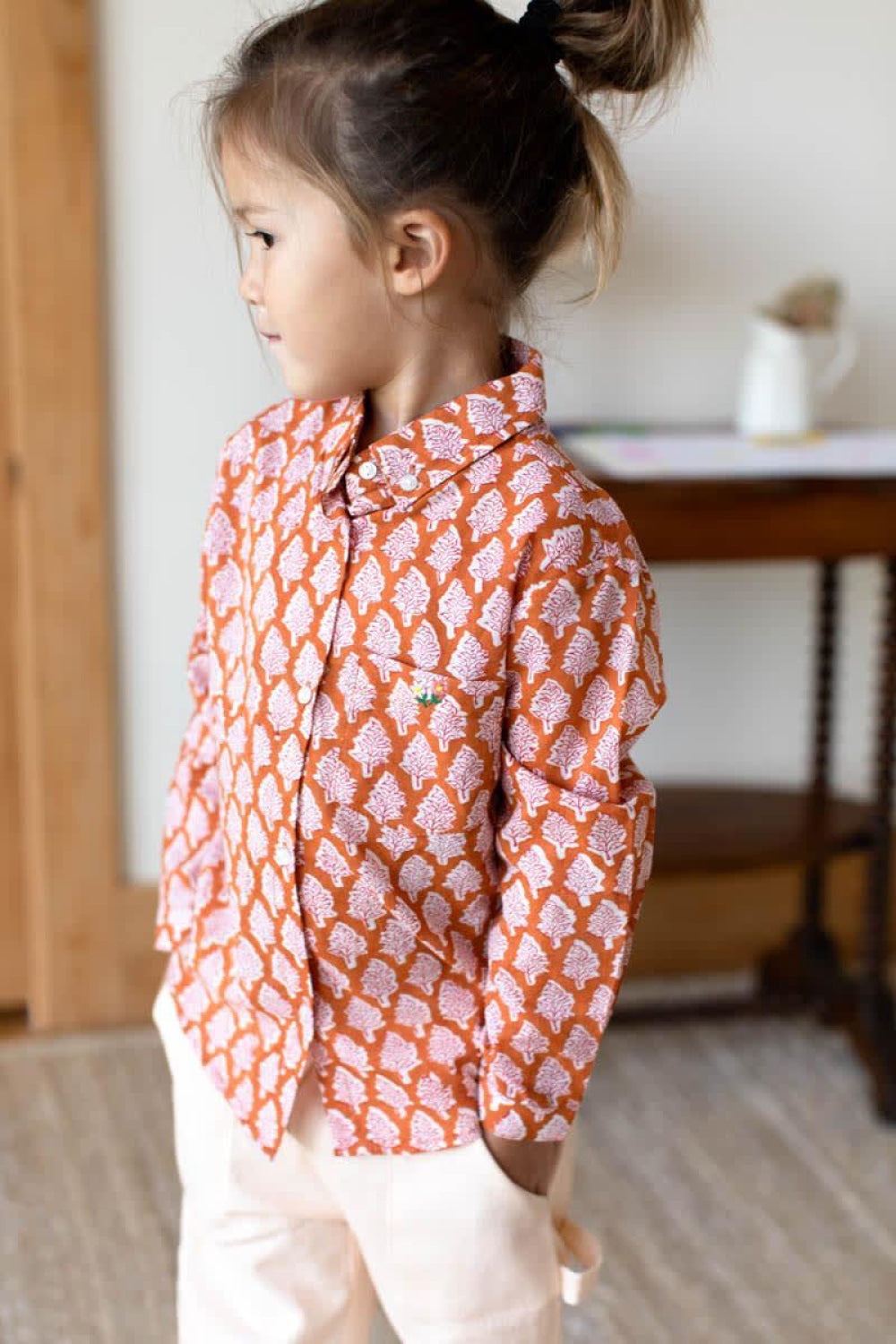Little Fry Papa’s Shirt - Gigi Organic - Button Down Shirt