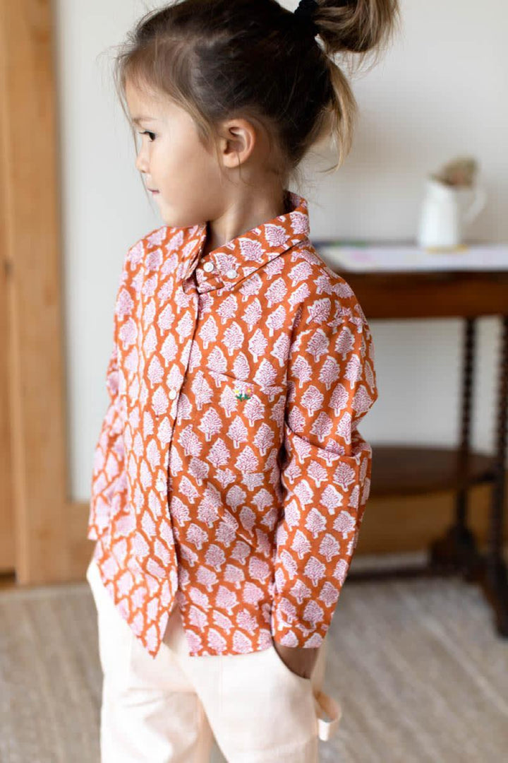 Little Fry Papa’s Shirt - Gigi Organic - Button Down Shirt