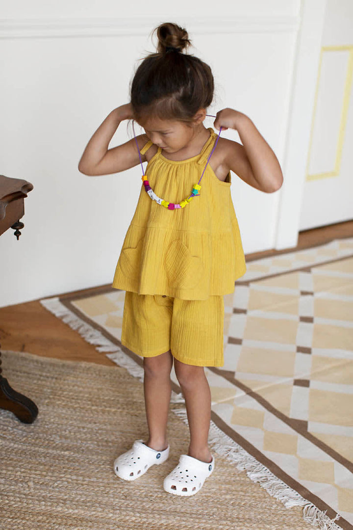 Little Fry Sunshine Shorts - Marigold Organic - Shorts